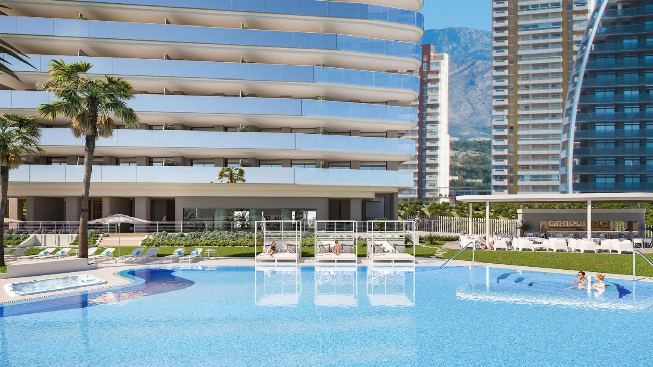 Ferienwohnung Sunset Sea View Apart Benidorm Exterior foto